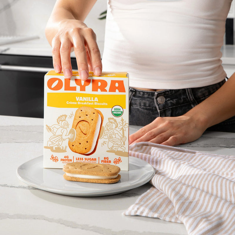 Olyra Crème Breakfast Biscuit Sandwiches, 5.3 oz