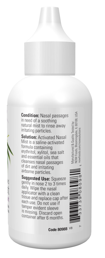 NOW Activated Nasal Mist 2 fl oz.