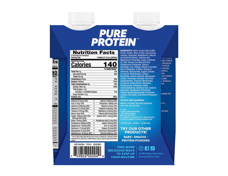 Pure Protein Complete Protein Shake