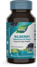 Nature's Way Bilberry Extract 90 vegan capsules