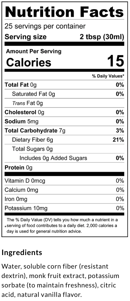 ChocZero Sugar Free Coffee Syrup