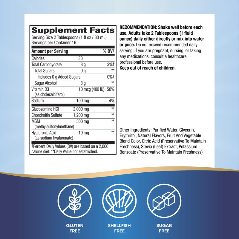 Nature's Way Joint Movement Glucosamine and Chondroitin Liquid - Berry Flavor