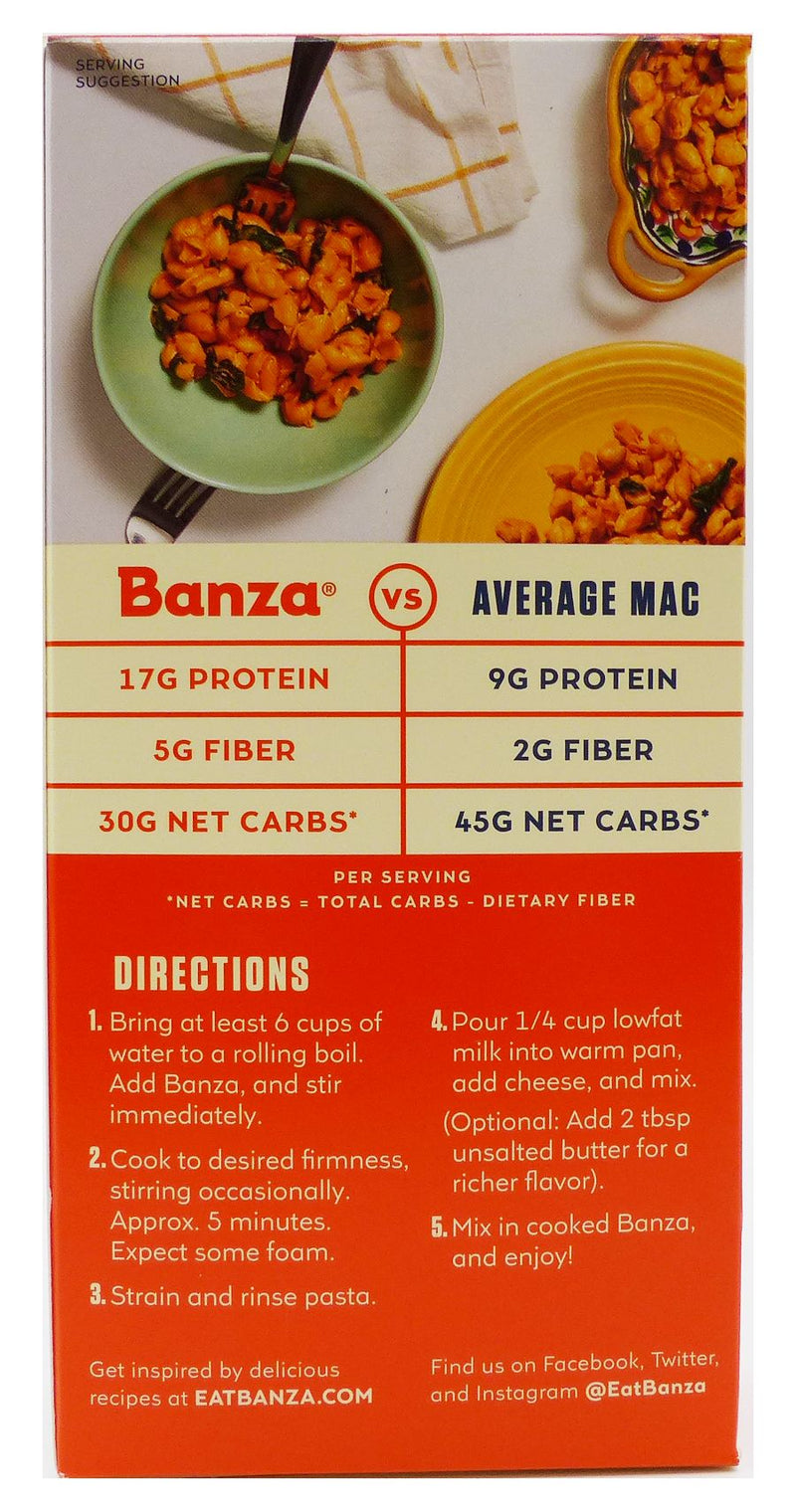 Banza Chickpea Pasta Mac & Cheese