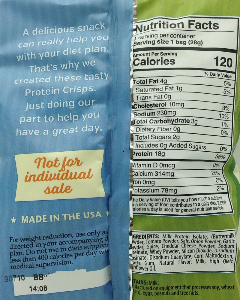 BariatricPal Protein Crisps