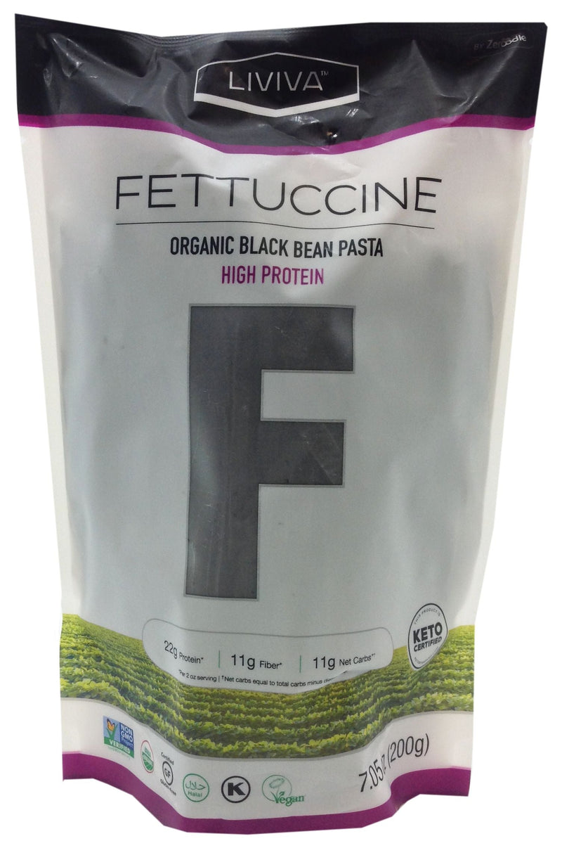 Liviva Organic Black Bean Fettuccine 200 grams