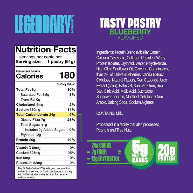 Legendary Foods Cake Style Low-Carb Protein Pastry