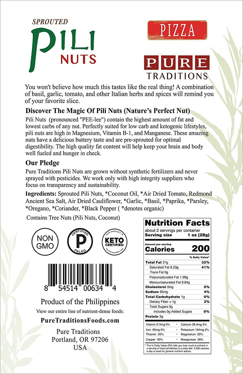 Pure Traditions Sprouted Pili Nuts