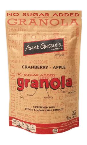 Aunt Gussie's No Sugar Added Granola 8 oz