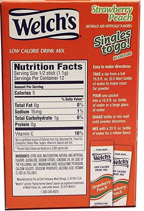 Welch's Zero Sugar Singles-to-Go