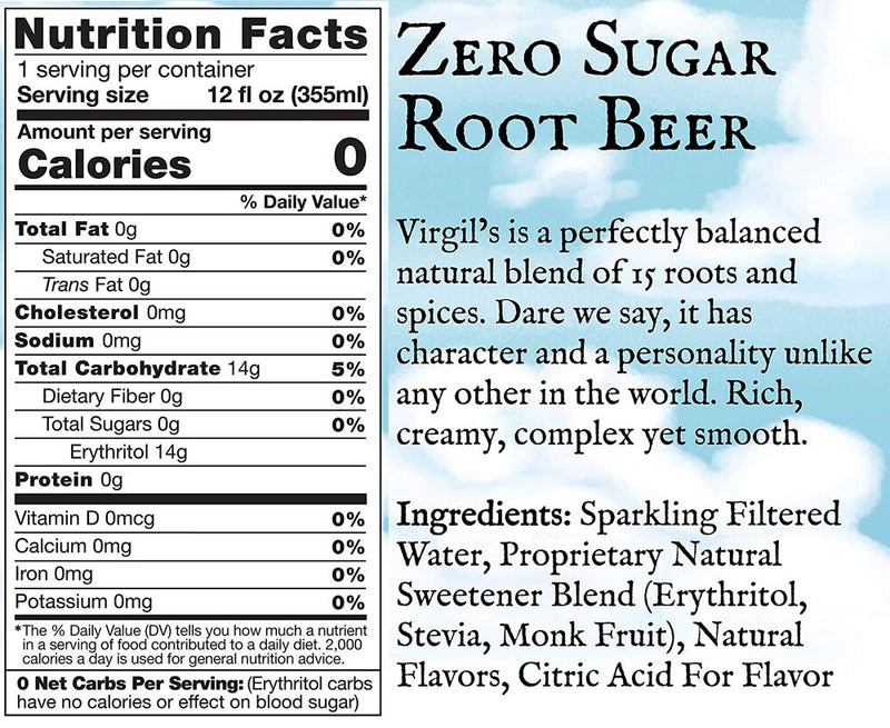 Virgil's Zero Sugar Soda