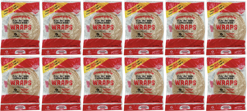 Joseph's Bakery Flax Oat Bran & Whole Wheat Wraps