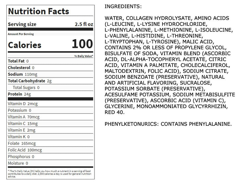 Hormel Health Labs HealthyShot Protein 1 bottle 