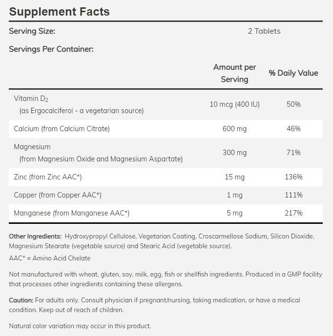 NOW Calcium Citrate 250 tablets 