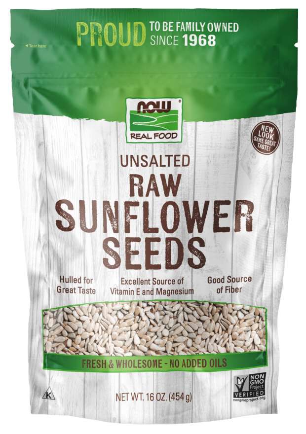 NOW Sunflower Seeds 16 oz 