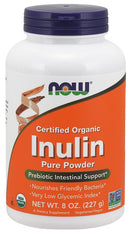 NOW Inulin Prebiotic Pure Powder, Organic