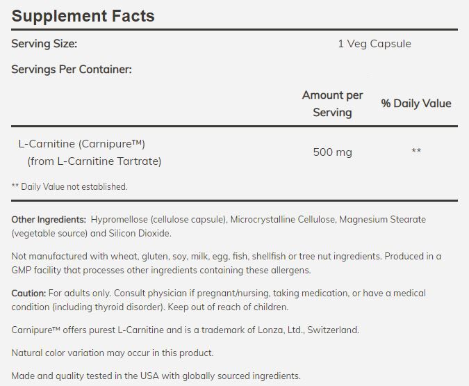 NOW L-Carnitine