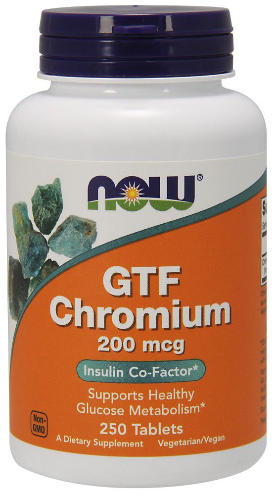 NOW GTF Chromium 250 tablets 