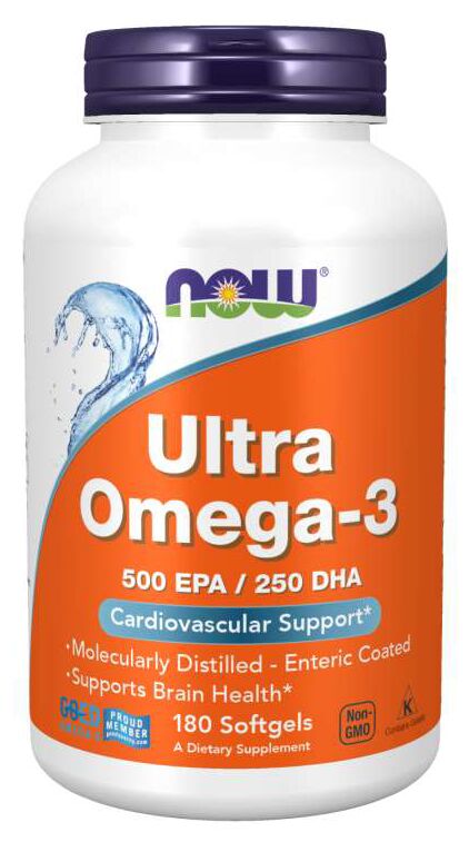 NOW Ultra Omega-3, Molecularly Distilled