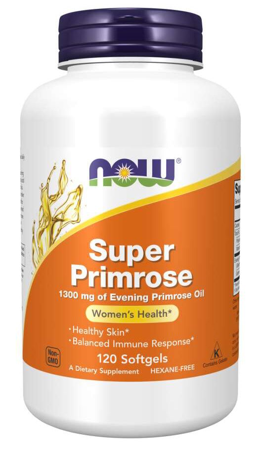 NOW Super Primrose 120 softgels 