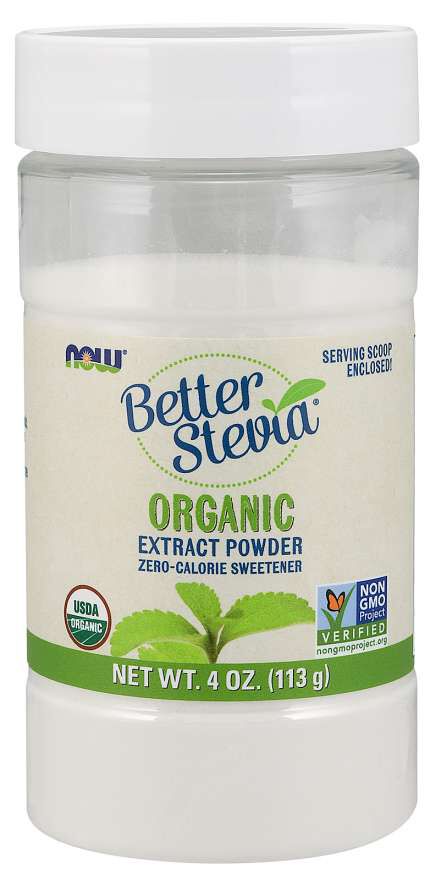 NOW Better Stevia Extract Powder, Organic