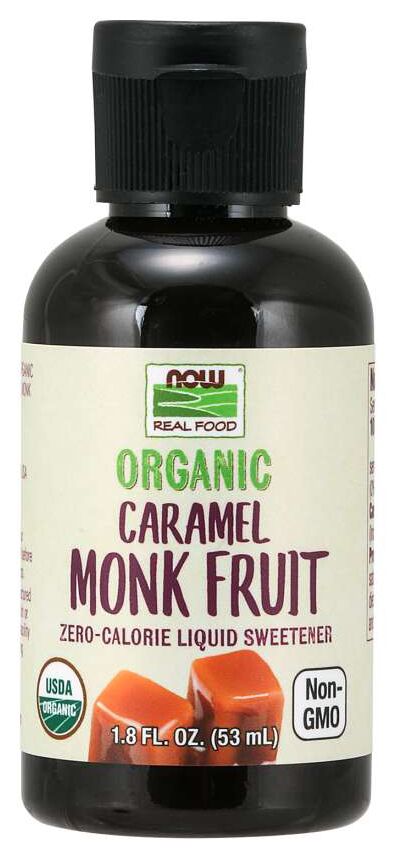 NOW Monk Fruit Liquid Sweetener, Organic