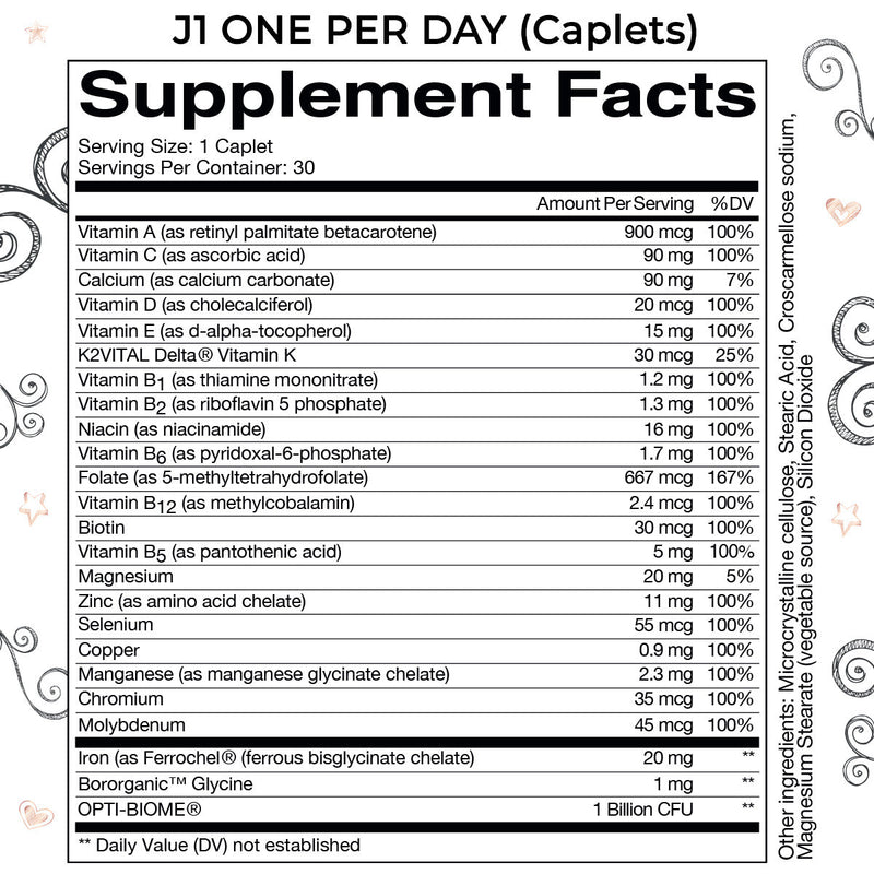 J1 One per Day Bariatric Multi Caplets by Bariatric Eating