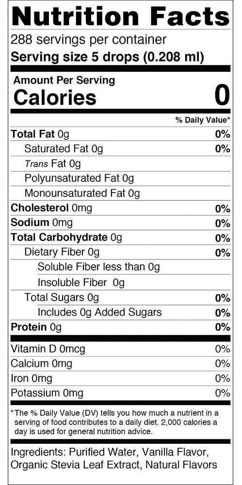 SweetLeaf Sweet Drops Flavored Stevia Sweetener