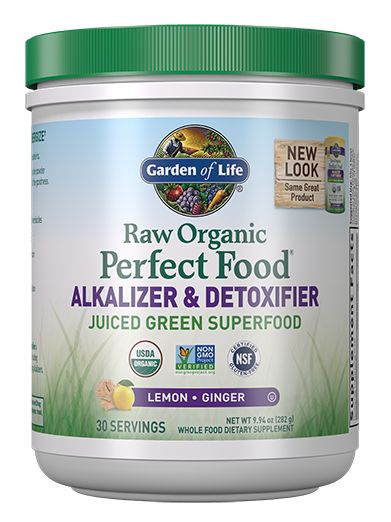 Garden of Life Perfect Food RAW Alkalizer & Detoxifier Powder 9.94 oz. (282 g) 