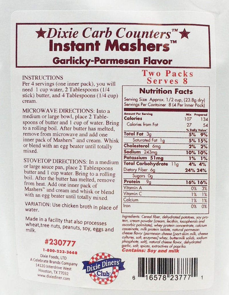 Dixie USA Carb Counters Instant Mashers