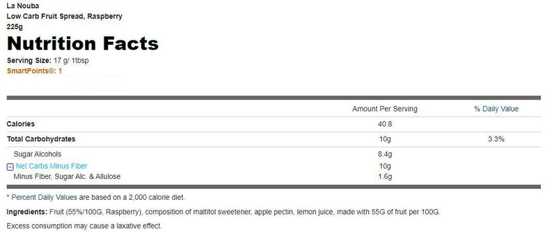 La Nouba Low Carb Fruit Spread