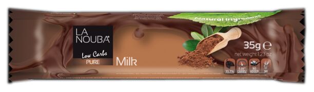 La Nouba Stevia Sweetened Belgian Chocolate Bar