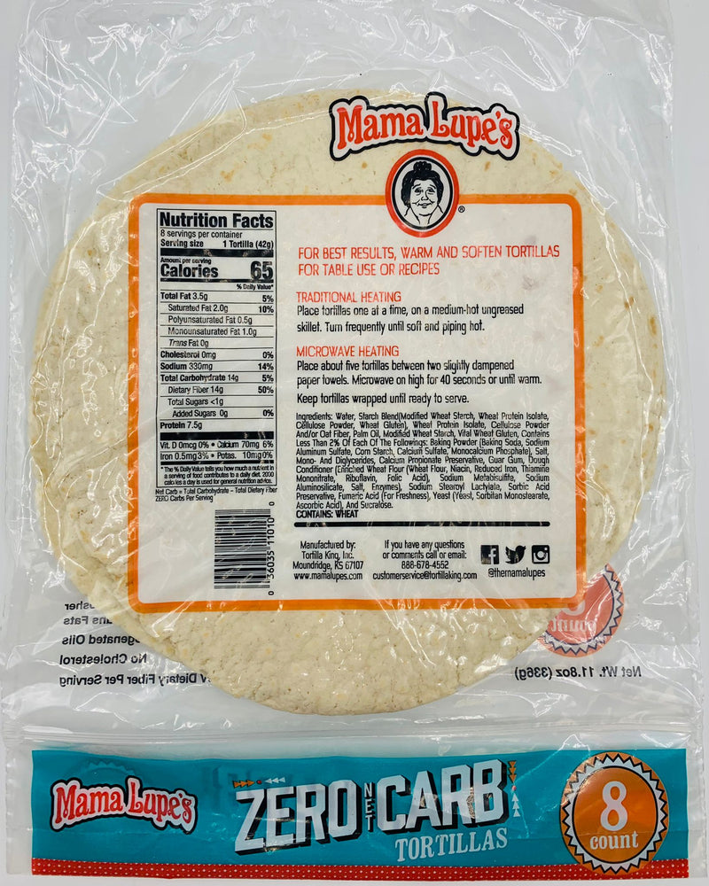 Mama Lupe's Zero Carb Tortillas 