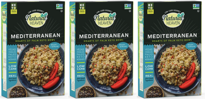 Riced Hearts of Palm Pasta Keto Bowl Ready Meal by Natural Heaven