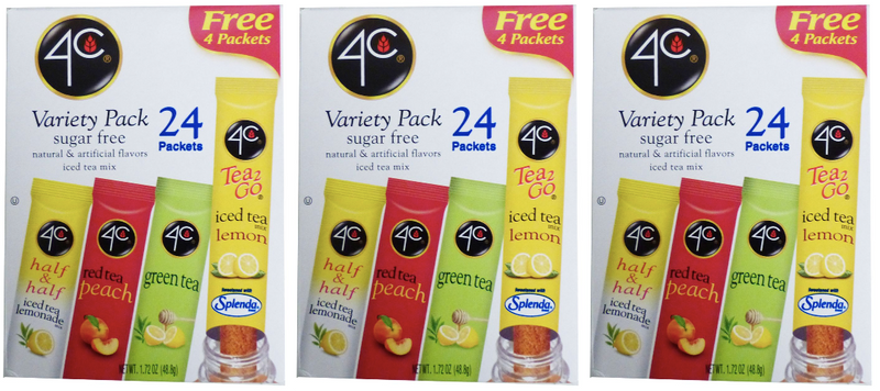 4C Sugar Free Iced Tea Drink Mix Sticks (24 stick box) 