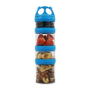 4 Compartment Twist Lock, Stackable, Leak-Proof, Food Storage, Snack Jars & Portion Control Lunch Box by BariatricPal 
