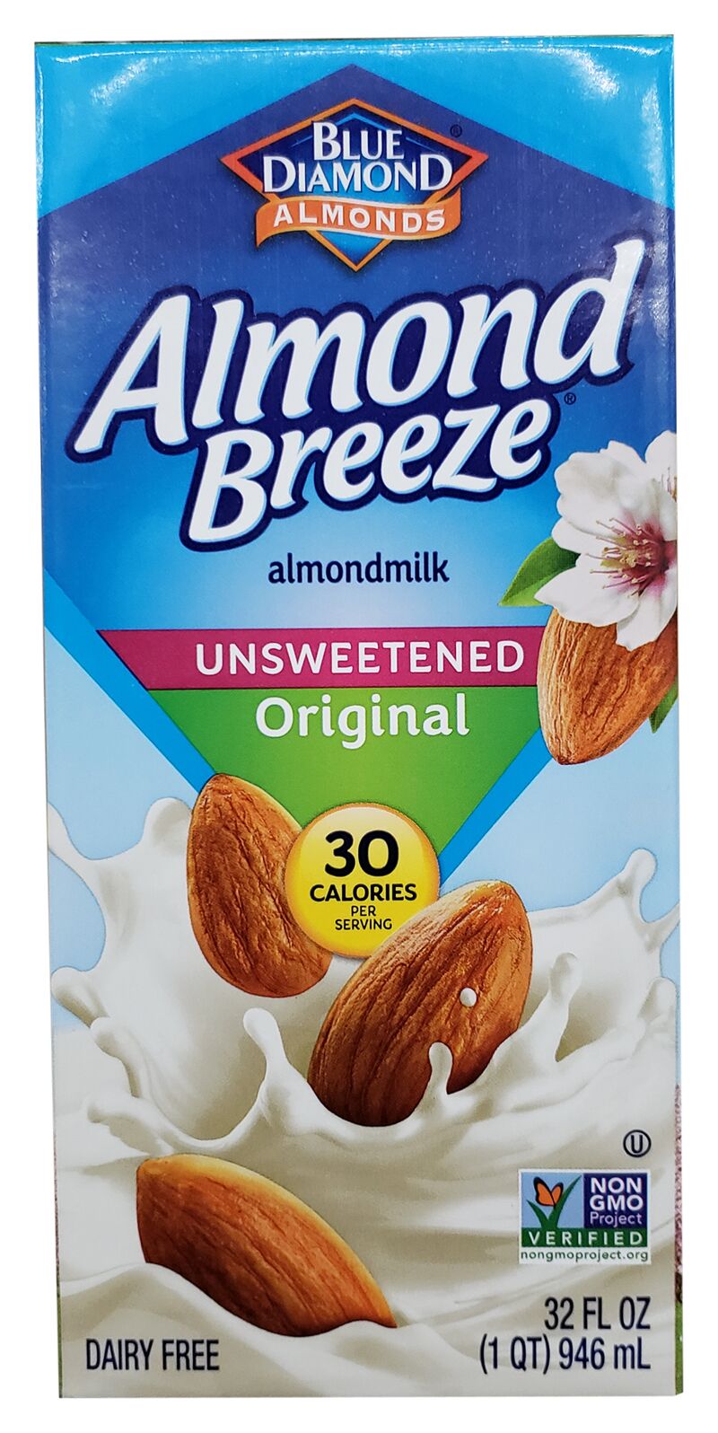 Blue Diamond Almond Breeze Unsweetened Almond Milk