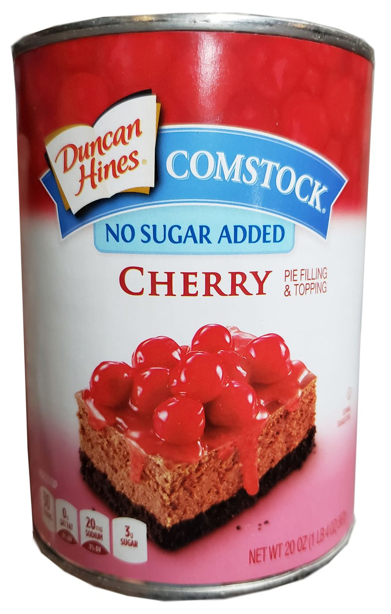 Duncan Hines No Sugar Added Pie Filling & Topping, 20 oz