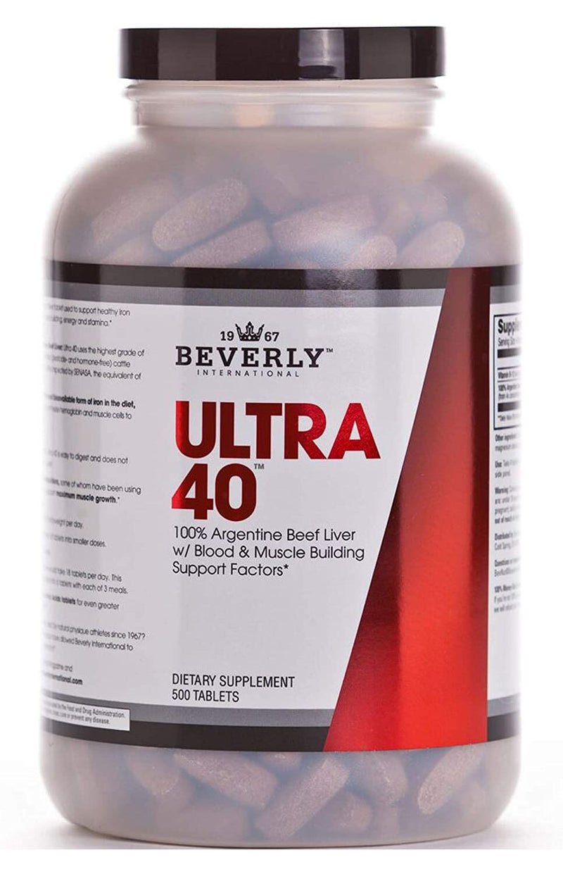 Beverly International Ultra 40 500 tablets 