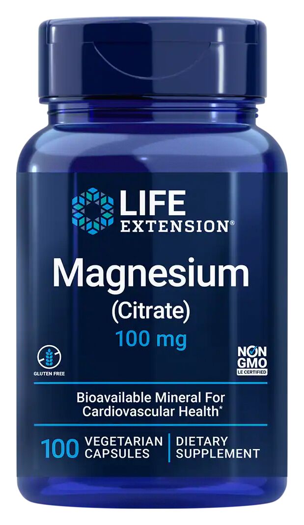 Life Extension Magnesium Citrate 100 vegetarian caps 