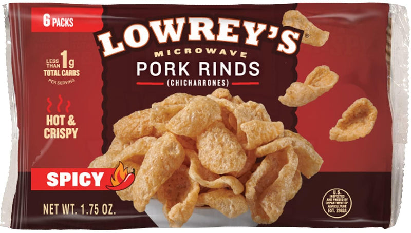 Lowrey's Bacon Curls Microwave Pork Rinds 