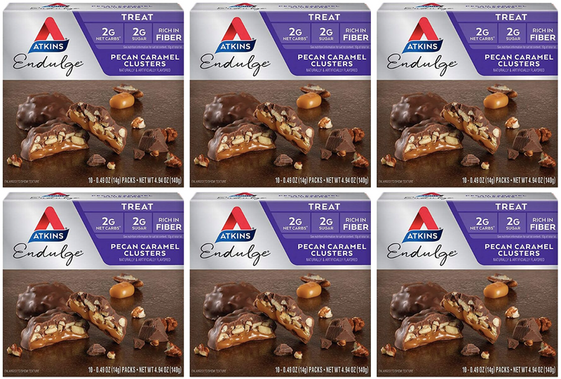 Atkins Nutritionals Endulge Pecan Caramel Clusters 10 packs