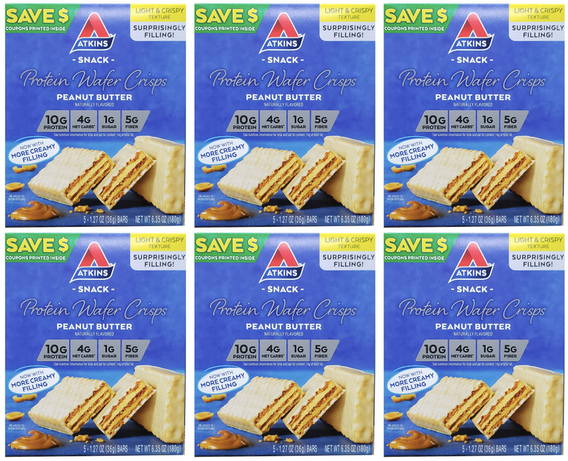 Atkins Nutritionals Protein Wafer Crisps 5 bars