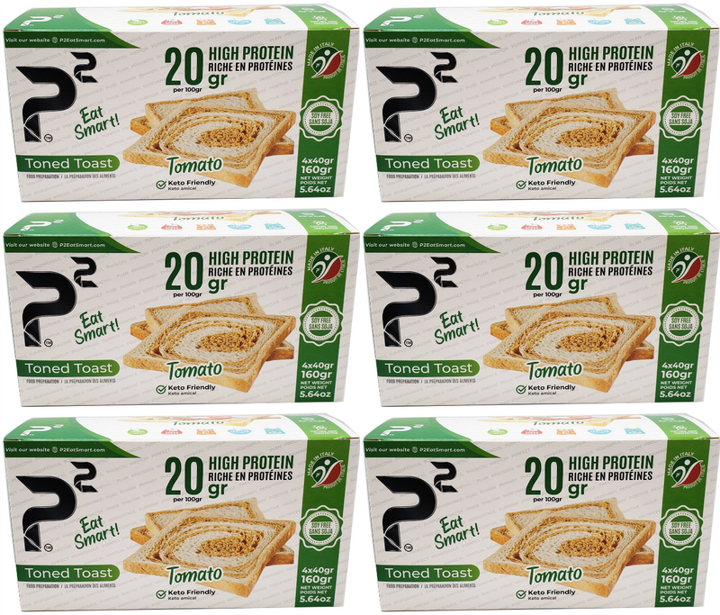 P2 Eat Smart High Protein/High Fiber Toned Toast 160 grams (5.64oz)