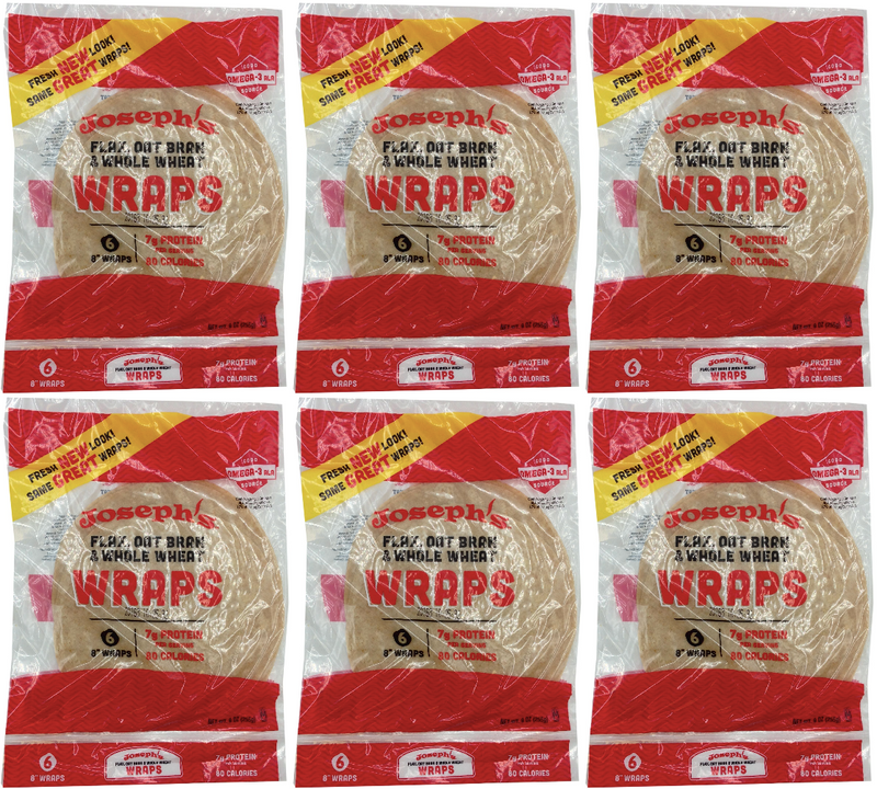 Joseph's Bakery Flax Oat Bran & Whole Wheat Wraps