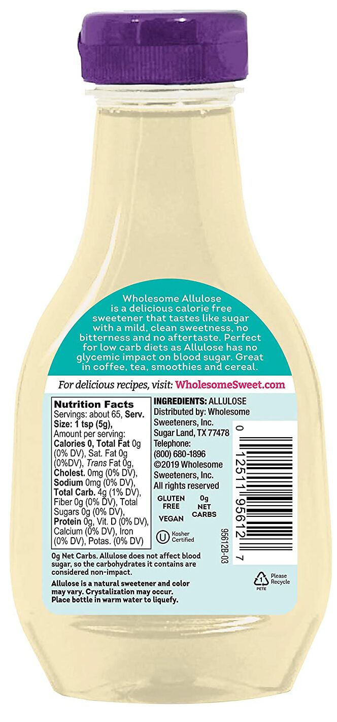 Wholesome Sweeteners Allulose Liquid Sweetener 11.5 oz 