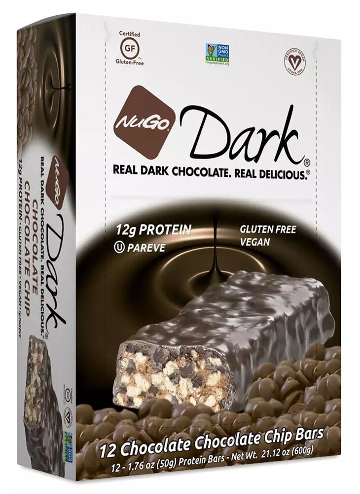 NuGo Dark Bars, 12 Bars