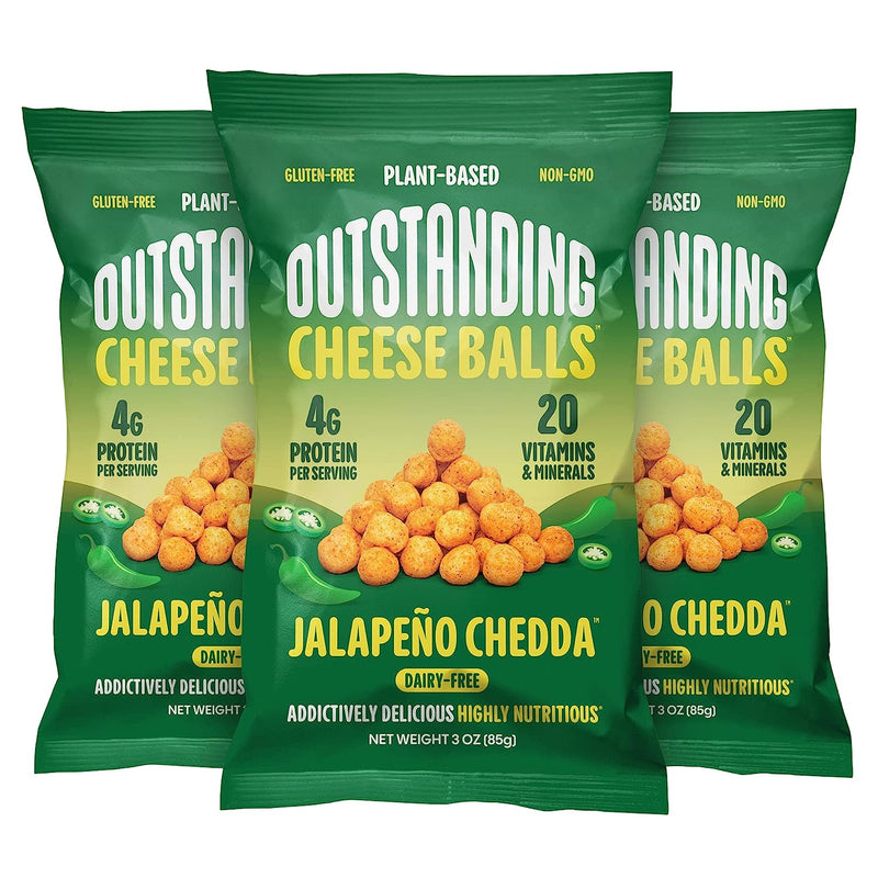 Cheese Balls by Outstanding Foods - Plant Based & Dairy-Free! 