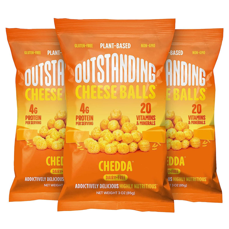 Cheese Balls by Outstanding Foods - Plant Based & Dairy-Free! 