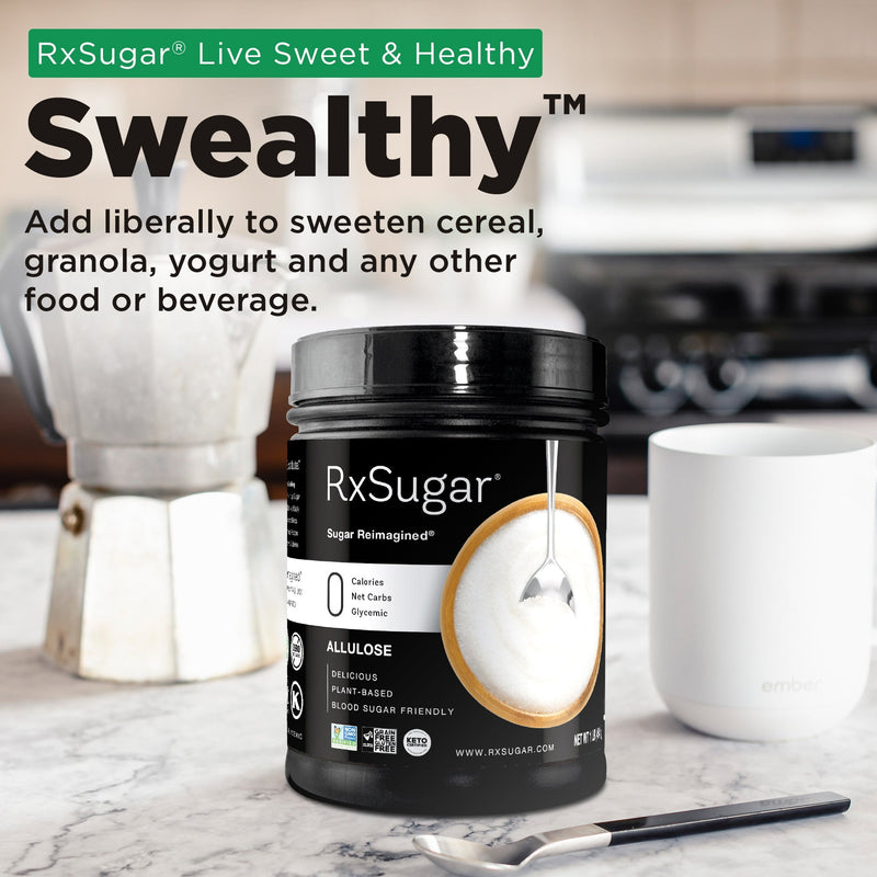 RxSugar Allulose Sugar Canister