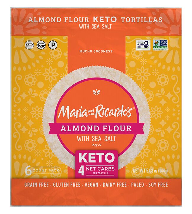 Maria and Ricardo's Almond Flour Keto Tortillas